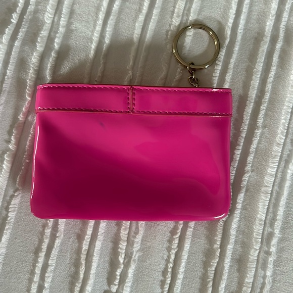 Kate Spade NEW hot pink card case - Picture 3 of 3